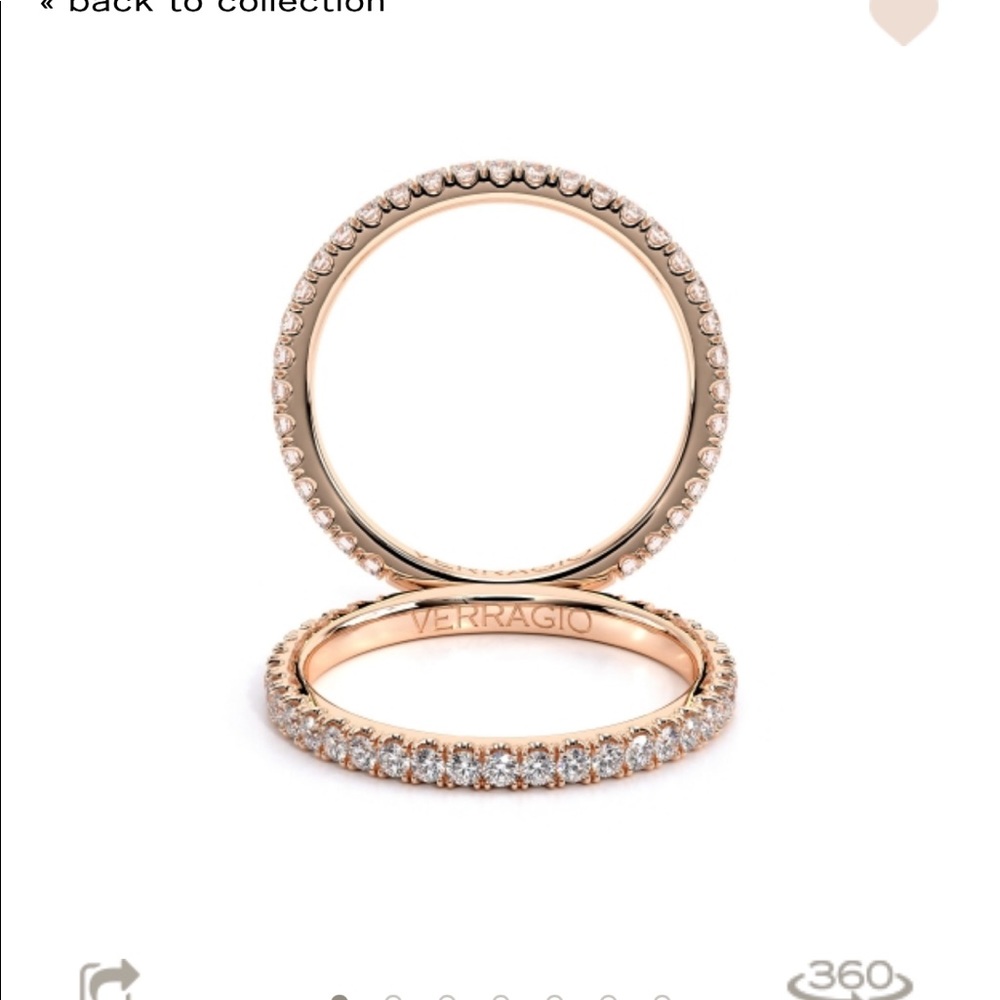 14K Rose Gold Wedding Band